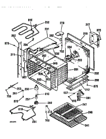 Upper Body Section parts for Kenmore Wall Oven 911.41165791 (91141165791, 911 41165791) from AppliancePartsPros.com