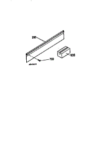 Filler Trim Kit 4047590&4047990 parts for Kenmore Wall Oven 911.47065791 (91147065791, 911 47065791) from AppliancePartsPros.com