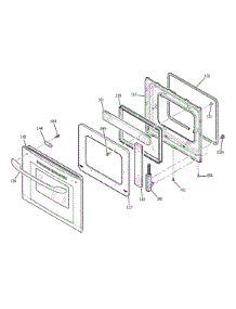 Door parts for Kenmore Wall Oven 911.47619201 (91147619201, 911 47619201) from AppliancePartsPros.com