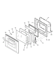Door (Models 2201, 4201, 9201) parts for Kenmore Wall Oven 911.47704201 (91147704201, 911 47704201) from AppliancePartsPros.com