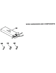 Wire Harnesses And Components parts for Kenmore Wall Oven 911.4832592 (9114832592, 911 4832592) from AppliancePartsPros.com
