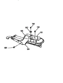 Door Lock parts for Kenmore Wall Oven 911.48465791 (91148465791, 911 48465791) from AppliancePartsPros.com
