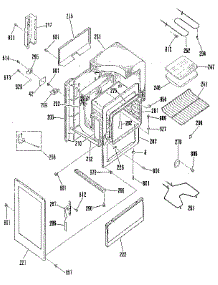 Body Section parts for Kenmore Range 911.6002190 (9116002190, 911 6002190) from AppliancePartsPros.com