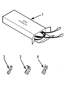 Wire Harnesses And Components parts for Kenmore Range 911.6008911 (9116008911, 911 6008911) from AppliancePartsPros.com