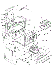 Body Section parts for Kenmore Range 911.6118910 (9116118910, 911 6118910) from AppliancePartsPros.com