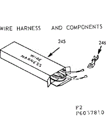 Wire Harness And Components parts for Kenmore Range 911.6157810 (9116157810, 911 6157810) from AppliancePartsPros.com