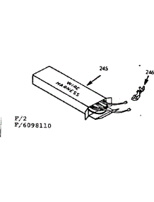 Wire Harnesses And Components parts for Kenmore Range 911.6158110 (9116158110, 911 6158110) from AppliancePartsPros.com