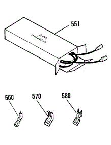 Wire Harnesses And Components parts for Kenmore Range 911.7199182 (9117199182, 911 7199182) from AppliancePartsPros.com