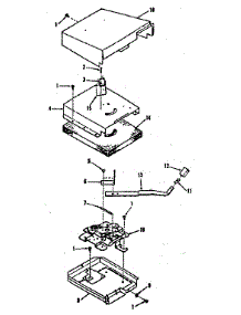 Power Lock Section parts for Kenmore Range 911.7398810 (9117398810, 911 7398810) from AppliancePartsPros.com