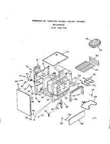 Body Section parts for Kenmore Range 911.9108113 (9119108113, 911 9108113) from AppliancePartsPros.com