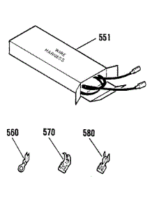 Wire Harnesses & Components parts for Kenmore Range 911.9119182 (9119119182, 911 9119182) from AppliancePartsPros.com