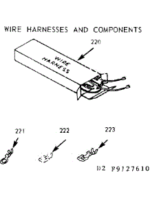 Wire Harnesses And Components parts for Kenmore Range 911.9207610 (9119207610, 911 9207610) from AppliancePartsPros.com