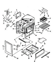 Body Section parts for Kenmore Range 911.9248810 (9119248810, 911 9248810) from AppliancePartsPros.com