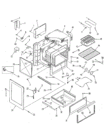Body Section parts for Kenmore Range 911.9599180 (9119599180, 911 9599180) from AppliancePartsPros.com