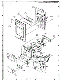 Control Panel parts for Kenmore Microwave/Hood Combo 997.58 (1988) (99758 (1988), 997 58 (1988)) from AppliancePartsPros.com