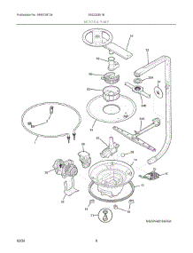 05 - Motor & Pump parts for Electrolux Washer 605222851B from AppliancePartsPros.com