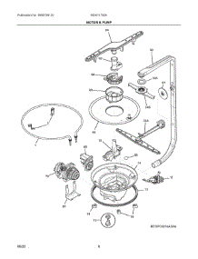 05 - Motor & Pump parts for Electrolux Washer 605411750A from AppliancePartsPros.com
