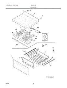 02 - Backguard parts for Electrolux Range 80462054D from AppliancePartsPros.com