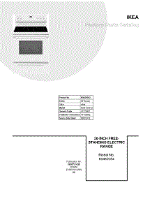 05 - Door parts for Electrolux Range 80462054D from AppliancePartsPros.com