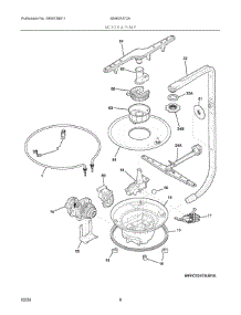 02 - Control Panel parts for Electrolux Dishwasher 804621672A from AppliancePartsPros.com