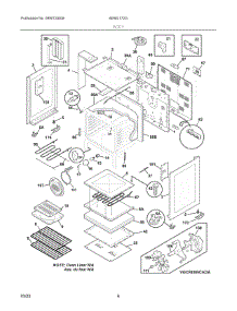 03 - Body parts for Electrolux Range 80462172G from AppliancePartsPros.com