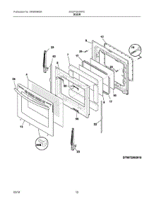 03 - Burner parts for Electrolux Range BGGF3045RFD from AppliancePartsPros.com