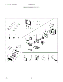 03 - Wiring Diagram parts for Electrolux Air Conditioner CAE29ERR410A12 from AppliancePartsPros.com