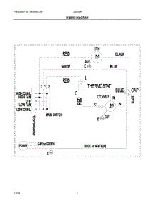 03 - Wiring Diagram parts for Electrolux Air Conditioner CAE5MR410A58 from AppliancePartsPros.com