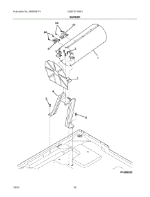 06 - Burner parts for Electrolux Dryer CASE7021NW3 from AppliancePartsPros.com