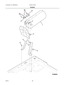 06 - Burner parts for Electrolux Dryer CASE7074NR3 from AppliancePartsPros.com