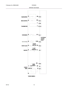 14 - Wiring Diagram parts for Electrolux Dishwasher CDB350NW1A from AppliancePartsPros.com