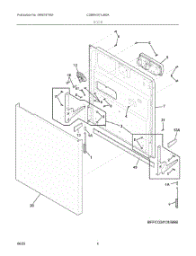 05 - Motor & Pump parts for Electrolux Washer CDBEH351UB0A from AppliancePartsPros.com