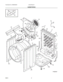 02 - Cabinet / Drum parts for Electrolux Dryer CDG4700LW1 from AppliancePartsPros.com