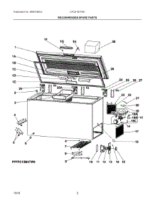 02 - Recommended Spare Parts parts for Electrolux CFCE152TW0 from AppliancePartsPros.com
