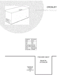 05 - Cabinet parts for Electrolux Freezer CFCH25LW1 from AppliancePartsPros.com