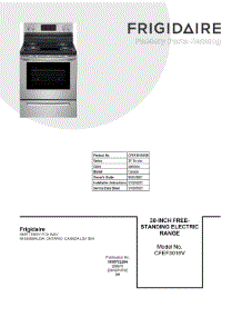 04 - Top / Drawer parts for Electrolux Range CFEF3016VSB from AppliancePartsPros.com