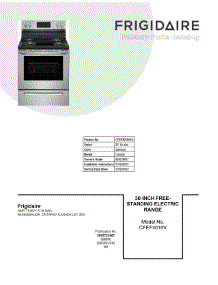 04 - Top / Drawer parts for Electrolux Range CFEF3016VSC from AppliancePartsPros.com
