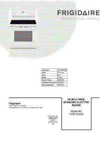 04 - Top / Drawer parts for Electrolux Range CFEF3054UWF from AppliancePartsPros.com