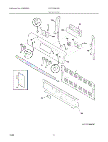02 - Backguard parts for Electrolux Range CFEF3054UWN from AppliancePartsPros.com