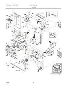 04 - Cabinet parts for Electrolux Range CFEH2868AS0 from AppliancePartsPros.com