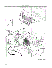06 - Cooling System parts for Electrolux Range CFEH2868AS0 from AppliancePartsPros.com