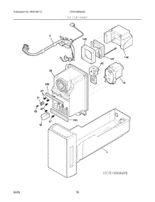 08 - Ice Container parts for Electrolux Range CFEH2868AS0 from AppliancePartsPros.com