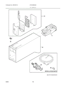 09 - Ice Maker parts for Electrolux Range CFEH2868AS0 from AppliancePartsPros.com