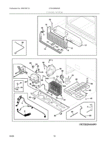 06 - Cooling System parts for Electrolux Range CFEH2868AW0 from AppliancePartsPros.com