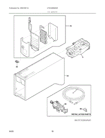 09 - Ice Maker parts for Electrolux Range CFEH2868AW0 from AppliancePartsPros.com