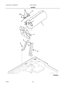 06 - Burner parts for Electrolux Dryer CFQE5100PW0 from AppliancePartsPros.com