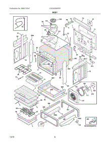04 - Body parts for Electrolux Range CGDS3065PFP from AppliancePartsPros.com