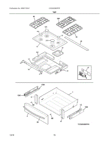 05 - Top parts for Electrolux Range CGDS3065PFP from AppliancePartsPros.com