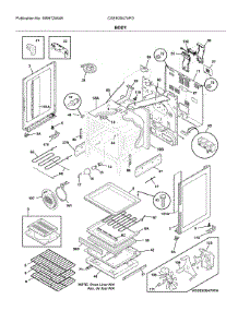 Body parts for Electrolux Range CGEH3047VFD from AppliancePartsPros.com