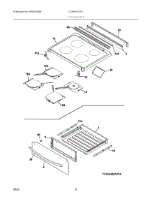 04 - Top / Drawer parts for Electrolux Range CGIH3047VFC from AppliancePartsPros.com